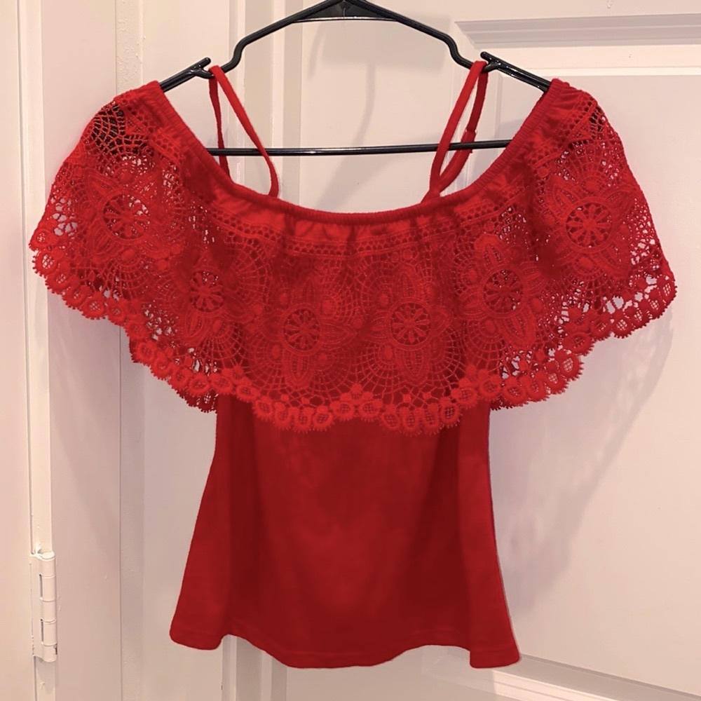 No Boundaries Red Top